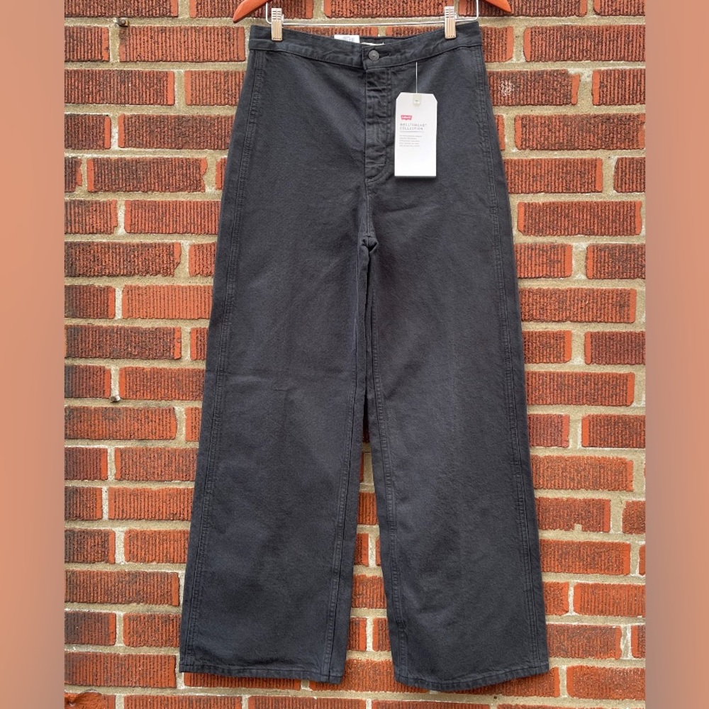 🆕 Levi’s Ribcage Wide Leg High Rise Pants Hemp - Picture 3 of 16